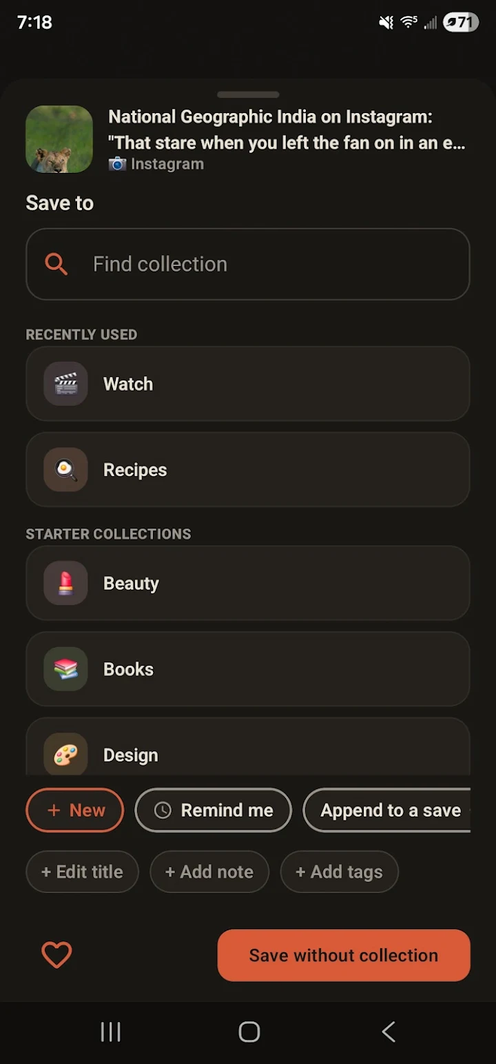 PettiBox screenshot — fast offline search with OCR text recognition